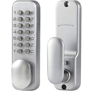 

Verk 27142 Mechanický kódovací zámek, stříbrný