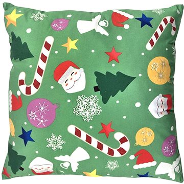 

4sleep Dekorační polštářek 40 × 40 –Vánoční motiv ozdoby