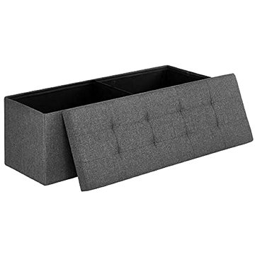 

SONGMICS Lavice s úložným prostorem skládací 110 × 38 × 38 cm šedá