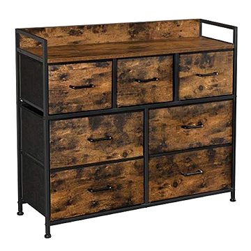 

SONGMICS Komoda se zásuvkami industriální 98 × 28,5 × 85 cm