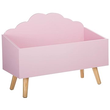 

Atmosphera for Kids Schowek kufr na hračky, růžový, 58 × 28 × 45 cm