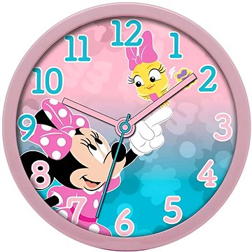 

Nástěnné hodiny Disney světlé - Minnie