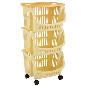 

BAMA Regál Tidy, pojízdný, žlutý