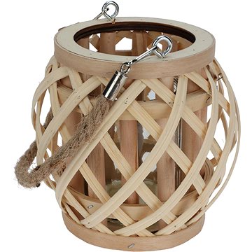 

Home Styling Collection Bambusová lucerna s jutovými držáky - přírodní
