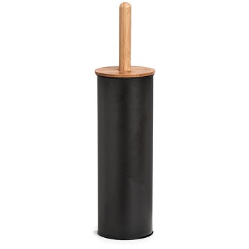 

ZELLER WC Štětka černá, kovová, bambusová 10 × 39 cm