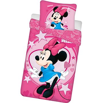 

Disney Oboustranné povlečení Disney 140 × 200 cm – Růžová Minnie Mouse
