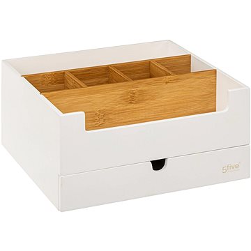 

5five Simply Smart Organizér na kosmetiku se zásuvkou, bílý