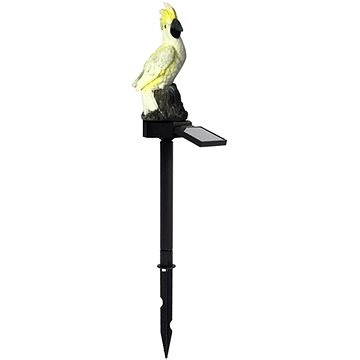 

APT Zahradní solární LED lampa 42 cm Papoušek bílý