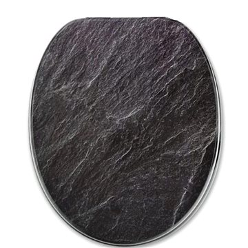 

DuraHome MARBLE soft close WC prkénko, MDF