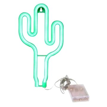 

MDS Neonová LED lampa kaktus - zelená