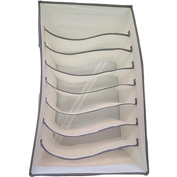 

Camerazar Organizér na oblečení do skříně 25 × 40 × 20 cm, bílý