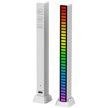 

Verk USB LED neonová lišta RGB bílá - 181 × 16 × 18 mm