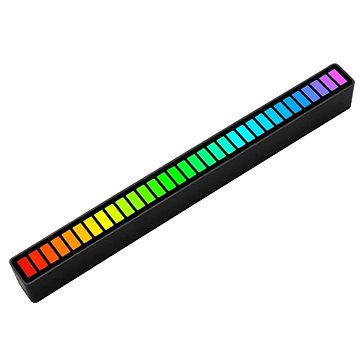 

Verk USB LED neonová lišta RGB černá 18 režimů - 181 × 16 × 18 mm