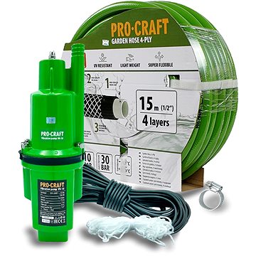 

PROCRAFT vibrační čerpadlo SVN-18 s 4-vrstvou hadicí