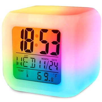 

Verk 01111 Svítící LED budík Chameleon, 7 barev