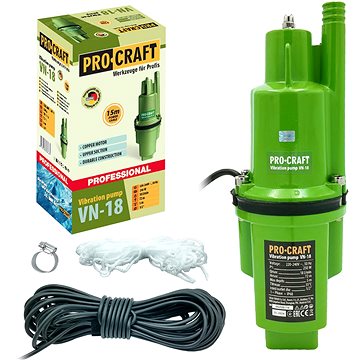 

PROCRAFT Vibrační čerpadlo VN-18, 250 W, 1080 l/h