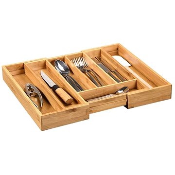 

KESPER Zásobník na příbory roztahovací bambus 28-40 cm
