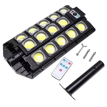 

MDS Solární pouliční lampa 434 LED 1400 W včetně držáku a dálkového ovládání W7100B-5
