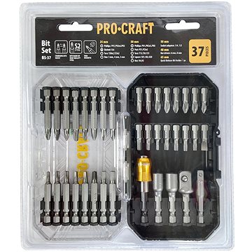 

Procraft Sada bitů BS-37, S2, 37 ks