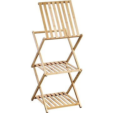 

KESPER Polička do koupelny skládací bambus 39 × 32 × 67 cm