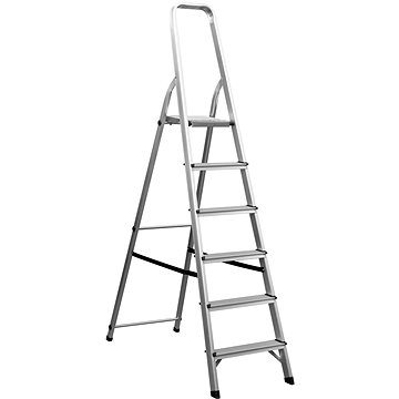 

PROCRAFT Schůdky hliníkové jednostranné PLA2.128, 150 kg, 6 příček