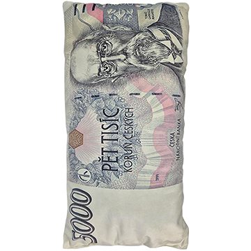 

4sleep Dekorační polštář bankovka 5000 kč 28 × 53 cm