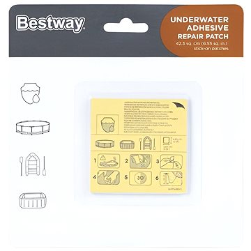 

BESTWAY 62091 sada záplat na bazén 10 ks