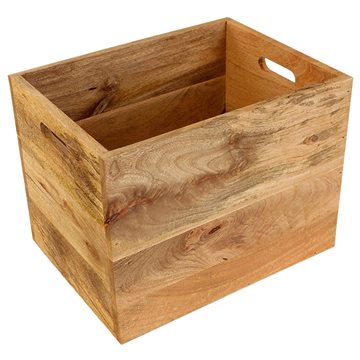 

LAKŠMI Koš na noviny Gita 40 × 30 × 30 cm masiv mango - plný