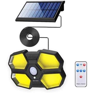 

MDS Solární vodotěsná 180 LED lampa s detekcí pohybu