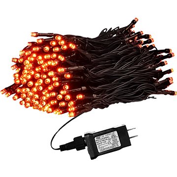 

Venkovní řetěz 10 m 100 LED, červený, 8 programů