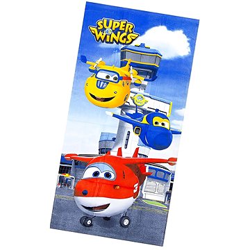 

Excellent Plážová osuška Super Wings 70 × 140 cm - Na letišti