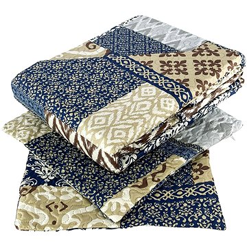 

Euromat Přehoz na postel 220 × 240 + 2× 40 × 40 cm - Tavira patchwork