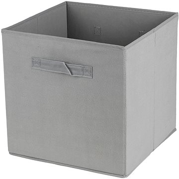 

DOCHTMANN Úložný box manšestr, šedý 31 × 31 × 31 cm