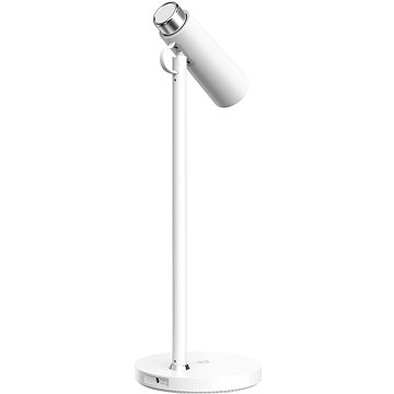 IMMAX TIT LED s Qi nabíjením, bílá se stříbrnými prvky