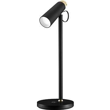 

IMMAX TIT LED s Qi nabíjením, černá se zlatými prvky
