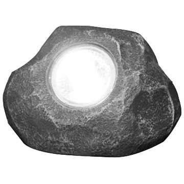 

Entac Zahradní solární lampa kámen, 13 × 9 cm, šedý, bílé světlo