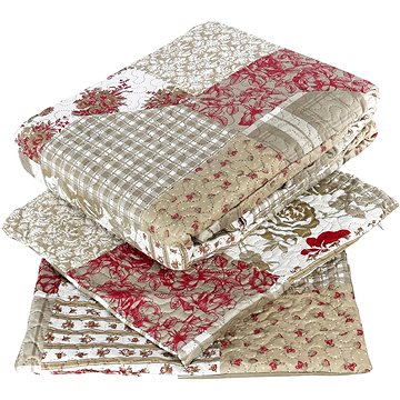 

Euromat Přehoz na postel 220 × 240 + 2× 40 × 40 cm - Tavira Americana BJ-080