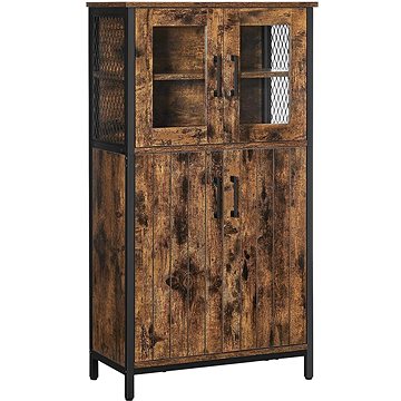 

Houseland Úložná skříňka Rodosa 108 cm, hnědá