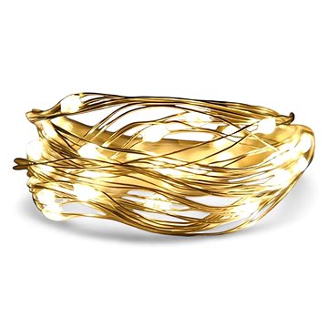 

Vnitřní USB mikro řetěz 5 m 50 led - teplá bílá