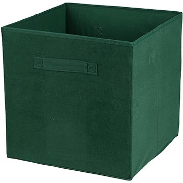 

DOCHTMANN Box do kallaxu, úložný box manšestr, tmavě zelený 31 × 31 × 31 cm