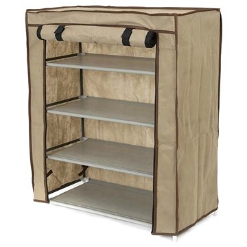 

Compactor Oxford Textilní botník, 4 patra, 59 × 29 × 72 cm béžový