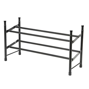 

Compactor Stilito Dvoupatrový botník, 6-12 párů bot, rozšířitelný 62-117 × 23 × 35 cm