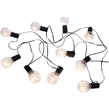 

Solight Venkovní řetěz s 10 micro LED žárovkami, 3 m, 3 × AA