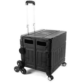 

Aga Skládací box na kolečkách, černý
