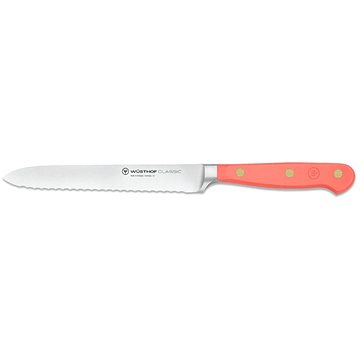 

WÜSTHOF CLASSIC COLOUR Nůž na uzeniny s vlnkovaným ostřím, Coral Peach, 14 cm