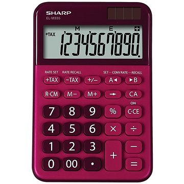 

SHARP EL M 335 červená