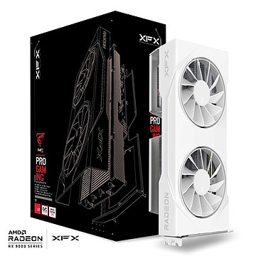 XFX Swift AMD Radeon RX 9060 XT OC White 8G