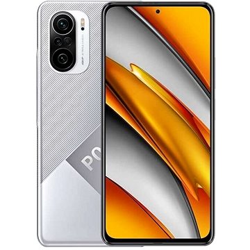 POCO F3 256GB stříbrná - Mobilní telefon