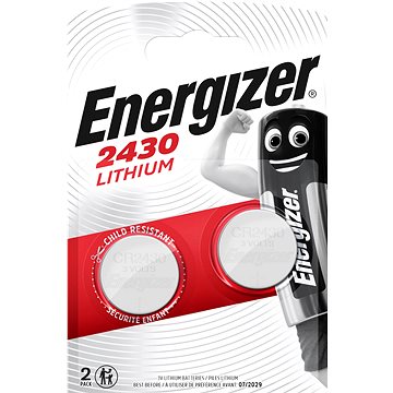 Energizer Lithiová knoflíková baterie CR2430 2 kusy - Knoflíková baterie
