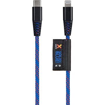 Xtorm Solid Blue USB-C/ Lightning 2m - Datový kabel
